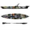 Elkton Outdoors Auklet 12 Foot Single Person Sit On Top Fishing Kayak With SmartTracker Rudder And Aluminum Framed Seat SPORTING GOODS