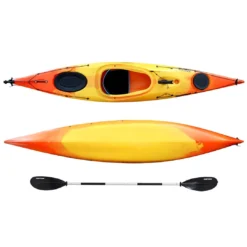 Driftsun Sculpin 12.5 Foot Long Rotomolded Sit-In Kayak, Includes SmartTrack Foot Operated Rudder SPORTING GOODS