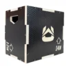 Ultra Fitness Gear 3 In 1 Anti-Slip Wood Plyo Box For Jump, Crossfit, Plyometrics. Sizes: 30/24/20, 24/20/16, 20/18/16, Or 16/14/12