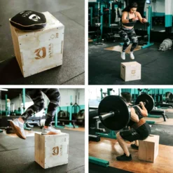Ultra Fitness Gear 3 In 1 Wood Plyo Box For Jump, Crossfit, Plyometrics. Sizes: 30/24/20, 24/20/16, 20/18/16, Or 16/14/12 SPORTING GOODS 24 Ultra Fitness Gear 3 In 1 Wood Plyo Box For Jump, Crossfit, Plyometrics. Sizes: 30/24/20, 24/20/16, 20/18/16, Or 16/14/12 SPORTING GOODS