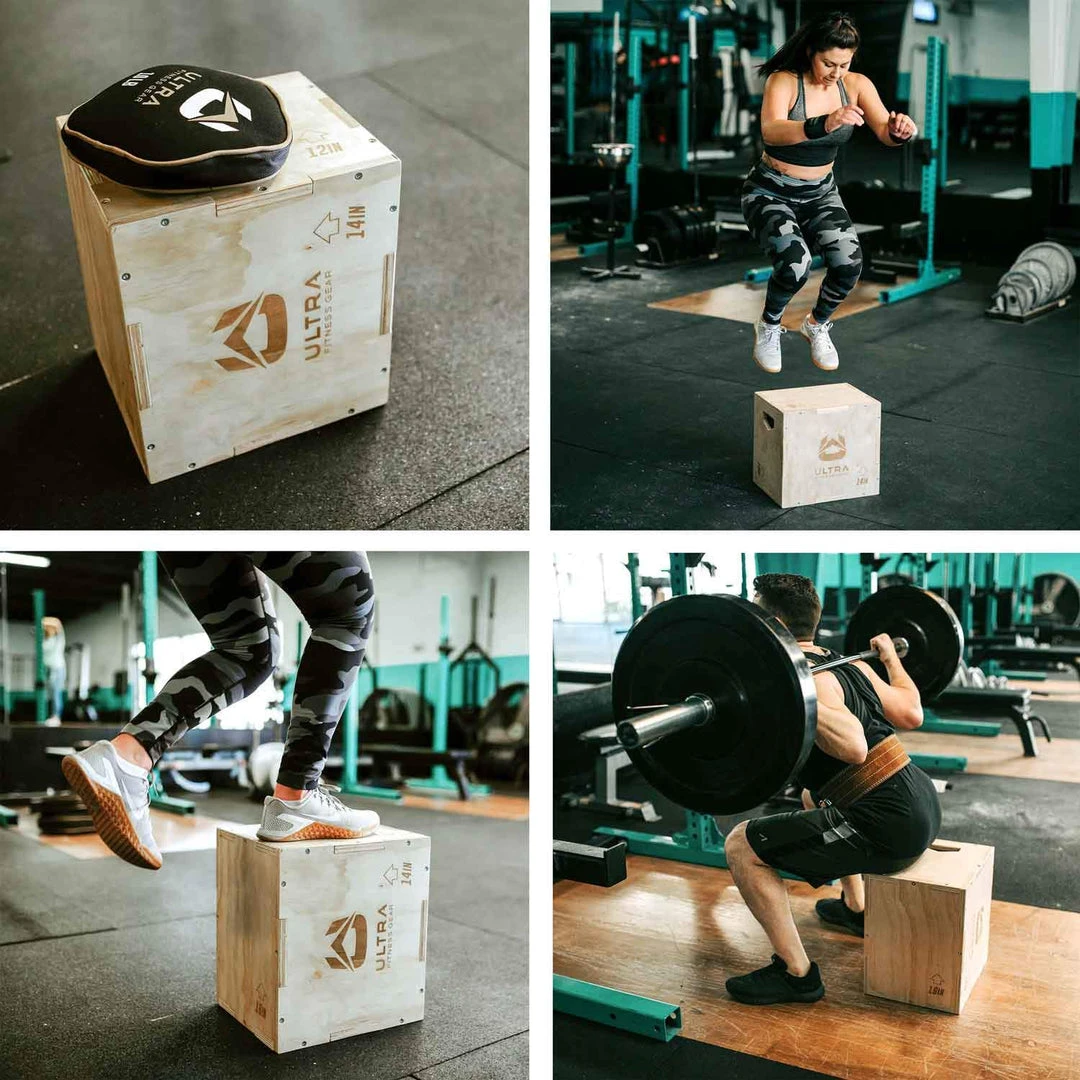 Ultra Fitness Gear 3 In 1 Wood Plyo Box For Jump, Crossfit, Plyometrics. Sizes: 30/24/20, 24/20/16, 20/18/16, Or 16/14/12 SPORTING GOODS 3 Ultra Fitness Gear 3 In 1 Wood Plyo Box For Jump, Crossfit, Plyometrics. Sizes: 30/24/20, 24/20/16, 20/18/16, Or 16/14/12 SPORTING GOODS