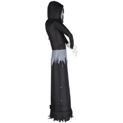 Holidayana HOME GOODS 9 Ft Black Reaper Ghost Halloween Inflatable