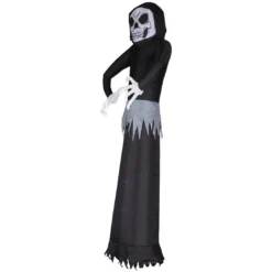 Holidayana HOME GOODS 9 Ft Black Reaper Ghost Halloween Inflatable