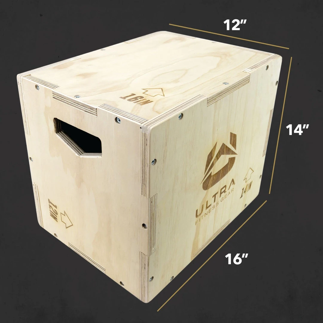 Ultra Fitness Gear 3 In 1 Wood Plyo Box For Jump, Crossfit, Plyometrics. Sizes: 30/24/20, 24/20/16, 20/18/16, Or 16/14/12 SPORTING GOODS 5 Ultra Fitness Gear 3 In 1 Wood Plyo Box For Jump, Crossfit, Plyometrics. Sizes: 30/24/20, 24/20/16, 20/18/16, Or 16/14/12 SPORTING GOODS