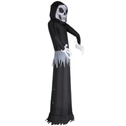 Holidayana HOME GOODS 9 Ft Black Reaper Ghost Halloween Inflatable