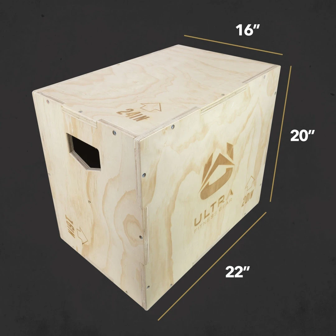 Ultra Fitness Gear 3 In 1 Wood Plyo Box For Jump, Crossfit, Plyometrics. Sizes: 30/24/20, 24/20/16, 20/18/16, Or 16/14/12 SPORTING GOODS 13 Ultra Fitness Gear 3 In 1 Wood Plyo Box For Jump, Crossfit, Plyometrics. Sizes: 30/24/20, 24/20/16, 20/18/16, Or 16/14/12 SPORTING GOODS