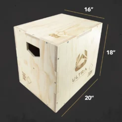 Ultra Fitness Gear 3 In 1 Wood Plyo Box For Jump, Crossfit, Plyometrics. Sizes: 30/24/20, 24/20/16, 20/18/16, Or 16/14/12 SPORTING GOODS 29 Ultra Fitness Gear 3 In 1 Wood Plyo Box For Jump, Crossfit, Plyometrics. Sizes: 30/24/20, 24/20/16, 20/18/16, Or 16/14/12 SPORTING GOODS