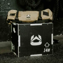 Ultra Fitness Gear 3 In 1 Anti-Slip Wood Plyo Box For Jump, Crossfit, Plyometrics. Sizes: 30/24/20, 24/20/16, 20/18/16, Or 16/14/12