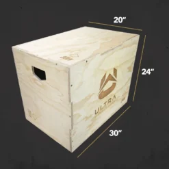 Ultra Fitness Gear 3 In 1 Wood Plyo Box For Jump, Crossfit, Plyometrics. Sizes: 30/24/20, 24/20/16, 20/18/16, Or 16/14/12 SPORTING GOODS 39 Ultra Fitness Gear 3 In 1 Wood Plyo Box For Jump, Crossfit, Plyometrics. Sizes: 30/24/20, 24/20/16, 20/18/16, Or 16/14/12 SPORTING GOODS
