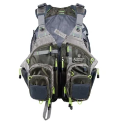 Elkton Outdoors SPORTING GOODS Fly Fishing Vest With Mesh Multi-Pocket Storage