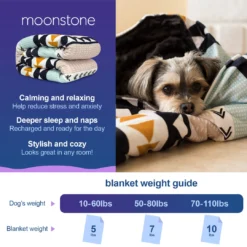 Moonstone Dog Anti-Anxiety Weighted Blanket 13 Moonstone Dog Anti-Anxiety Weighted Blanket