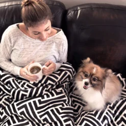 Moonstone HOME GOODS Premium Weighted Blanket In Minky Duvet Cover