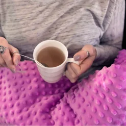 Moonstone HOME GOODS Premium Weighted Blanket In Minky Duvet Cover