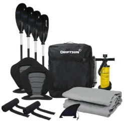 Driftsun Almanor 146 Two Adult Plus One Child Inflatable Recreational Touring Kayak