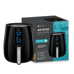 Zelancio HOME GOODS Titan X-1 Digital LCD Display Air Fryer With Rapid Air Fry Technology, Ultimate Healthy Multifunctional Cooker To Fry, Bake, Grill And Roast