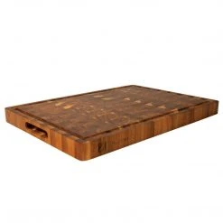 Zelancio HOME GOODS Handcrafted Butcher Block Cutting Board With Drip Catch Groove, 20 X 14 X 1.5 Inches, Thick Chopping Board, Highly Durable And Versatile Chopping Tray