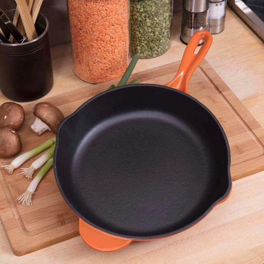 Zelancio 10 Inch Enameled Cast Iron Skillet 15 Zelancio 10 Inch Enameled Cast Iron Skillet