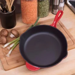 Zelancio 10 Inch Enameled Cast Iron Skillet 26 Zelancio 10 Inch Enameled Cast Iron Skillet