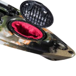 Elkton Outdoors Auklet 12 Foot Single Person Sit On Top Fishing Kayak With SmartTracker Rudder And Aluminum Framed Seat SPORTING GOODS