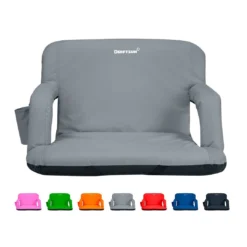 Games & Recreation Driftsun Folding Stadium Seat, Reclining Bleacher Chair