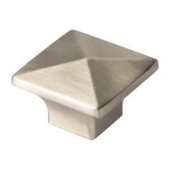 HOME GOODS Engle Hardware Square Pyramid Top Cabinet Knob - Upper Rim - 25 Pack