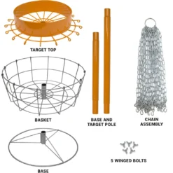 SPORTING GOODS Driftsun Typhoon Heavy Duty Disc Golf Basket, Portable Practice Target 9 SPORTING GOODS Driftsun Typhoon Heavy Duty Disc Golf Basket, Portable Practice Target