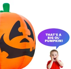 Holidayana Inflatable Halloween Pumpkin Decoration With Built-In Fan And LED Lights HOME GOODS