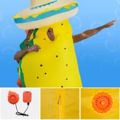 Holidayana Halloween Fiesta Taco Inflatable Costume