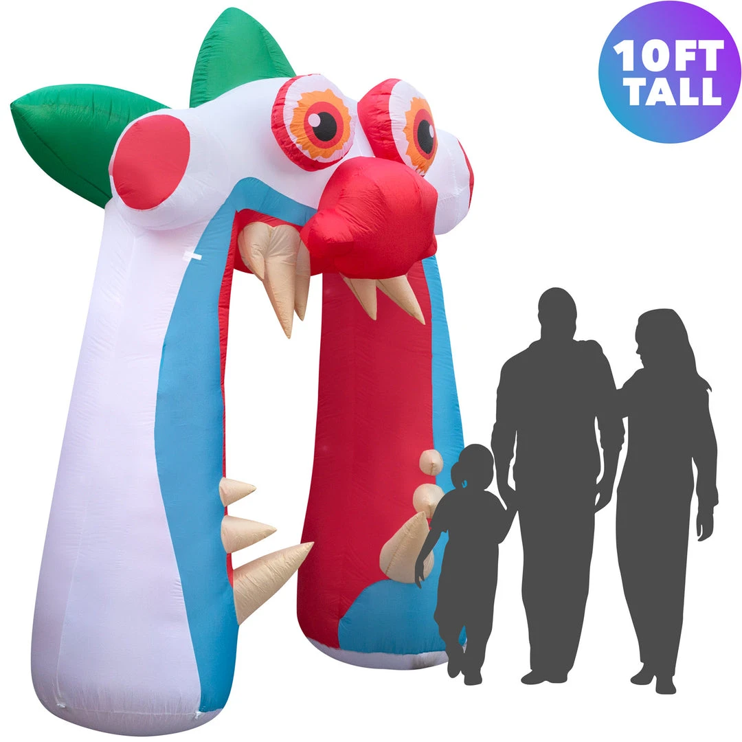 Holidayana 10 Ft Clown Arch Halloween Inflatable 5 Holidayana 10 Ft Clown Arch Halloween Inflatable