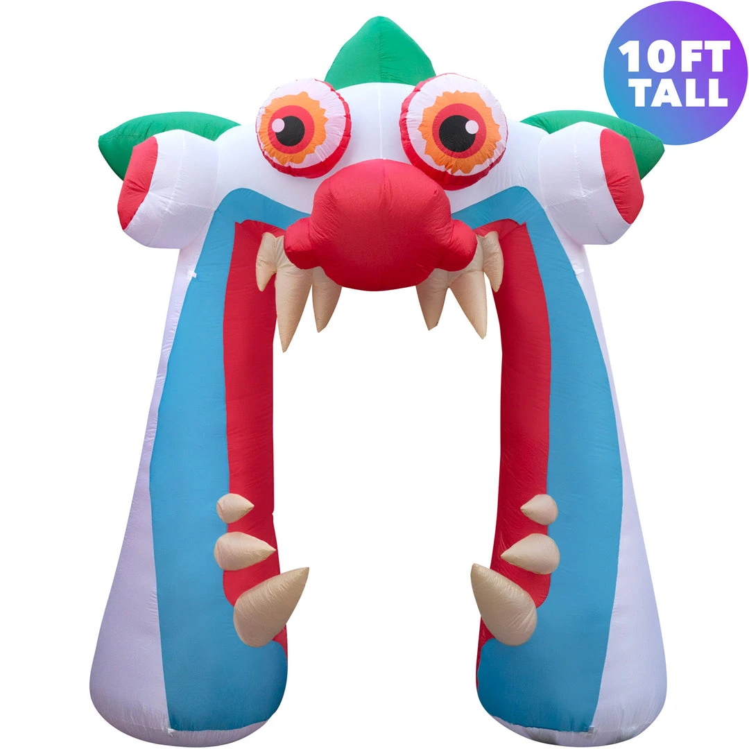Holidayana 10 Ft Clown Arch Halloween Inflatable 4 Holidayana 10 Ft Clown Arch Halloween Inflatable
