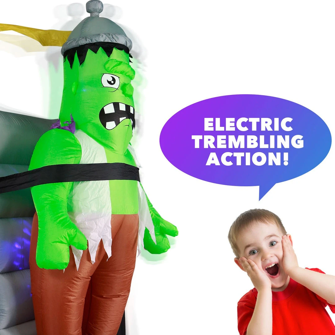 Holidayana 7 Ft Shaking Electrified Monster Experiment Halloween Inflatable HOME GOODS 4 Holidayana 7 Ft Shaking Electrified Monster Experiment Halloween Inflatable HOME GOODS