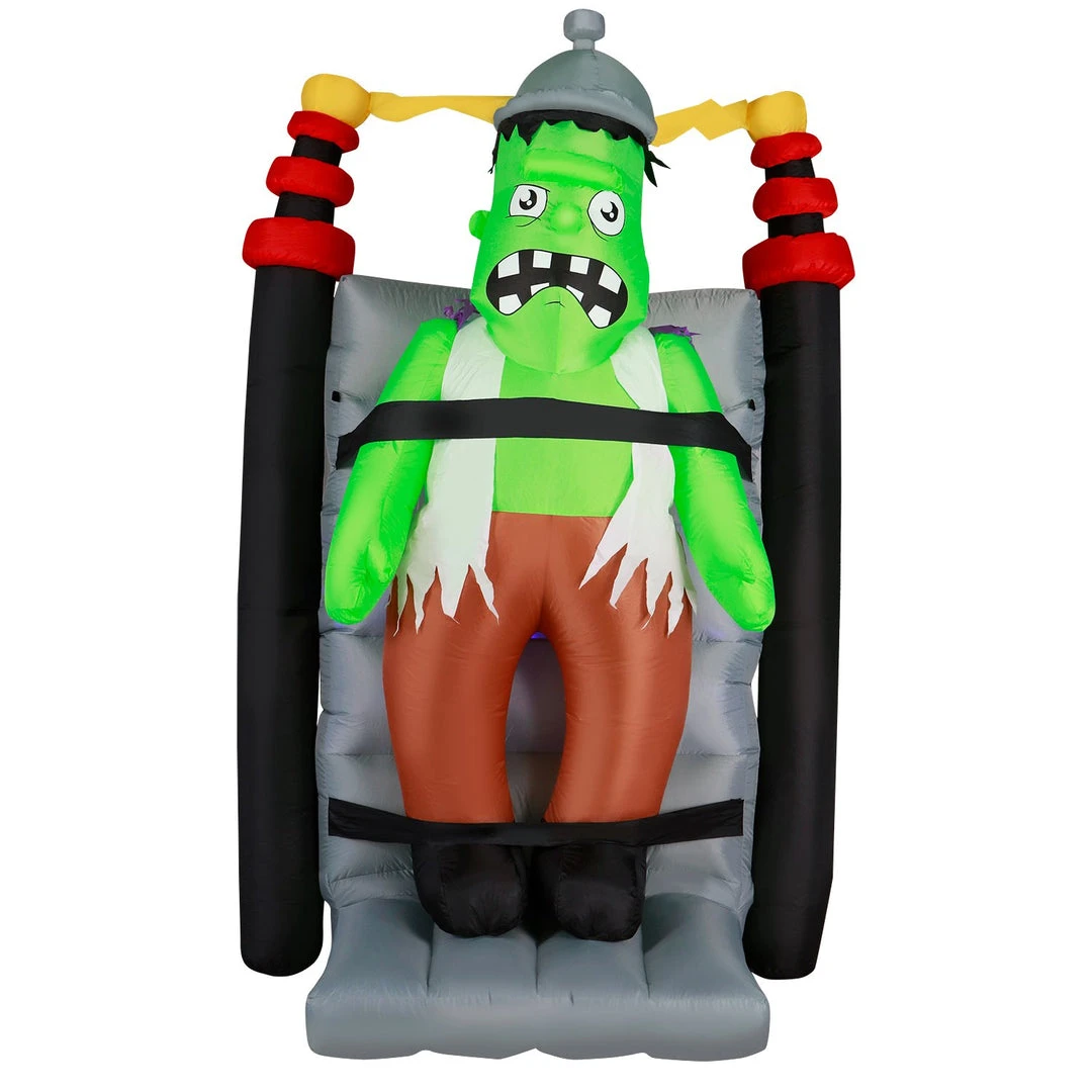 Holidayana 7 Ft Shaking Electrified Monster Experiment Halloween Inflatable HOME GOODS 9 Holidayana 7 Ft Shaking Electrified Monster Experiment Halloween Inflatable HOME GOODS