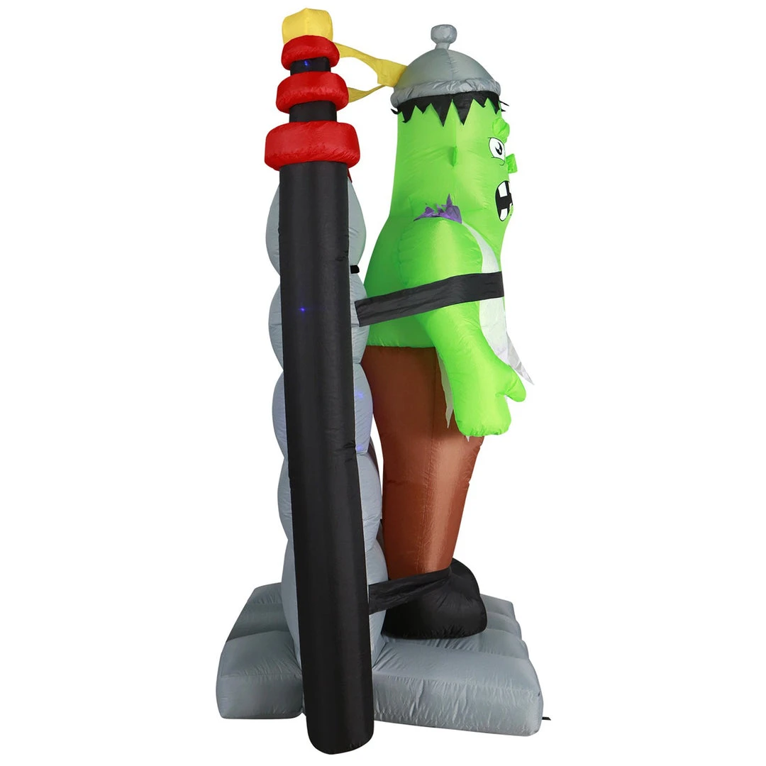 Holidayana 7 Ft Shaking Electrified Monster Experiment Halloween Inflatable HOME GOODS 6 Holidayana 7 Ft Shaking Electrified Monster Experiment Halloween Inflatable HOME GOODS