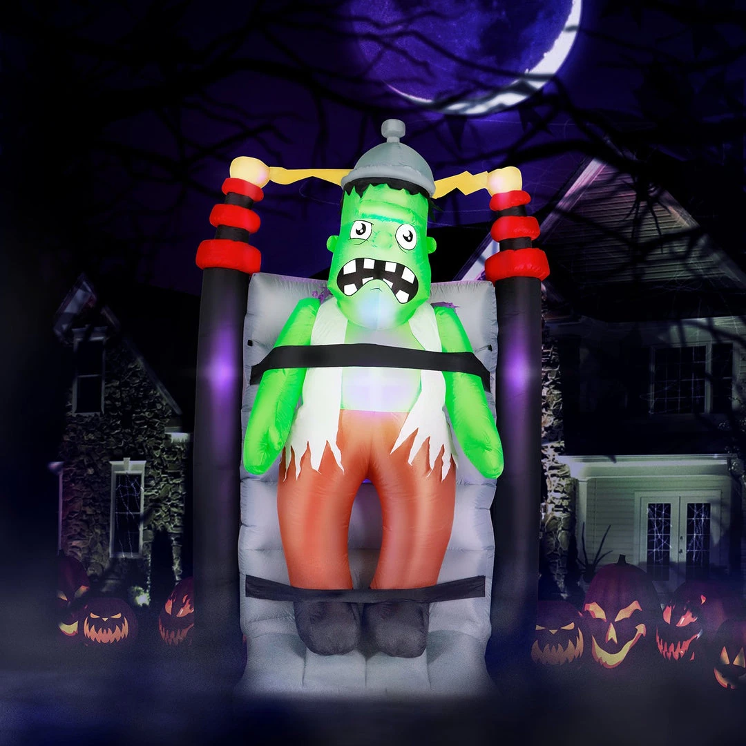 Holidayana 7 Ft Shaking Electrified Monster Experiment Halloween Inflatable HOME GOODS 1 Holidayana 7 Ft Shaking Electrified Monster Experiment Halloween Inflatable HOME GOODS