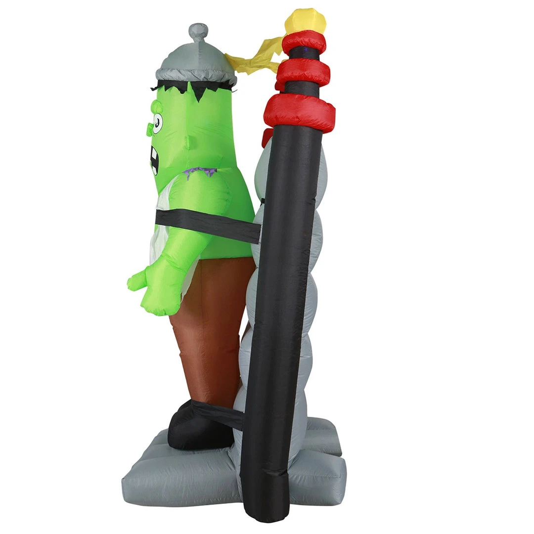 Holidayana 7 Ft Shaking Electrified Monster Experiment Halloween Inflatable HOME GOODS 7 Holidayana 7 Ft Shaking Electrified Monster Experiment Halloween Inflatable HOME GOODS