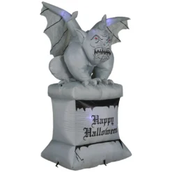 Holidayana 8 Ft Perched Stone Gargoyle On Pedestal Halloween Inflatable 14 Holidayana 8 Ft Perched Stone Gargoyle On Pedestal Halloween Inflatable
