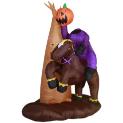 Holidayana HOME GOODS 8 Ft Headless Horseman With Jack O' Lantern Head Halloween Inflatable 14 Holidayana HOME GOODS 8 Ft Headless Horseman With Jack O' Lantern Head Halloween Inflatable