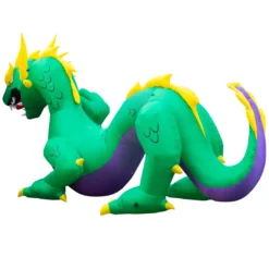 Holidayana 15 Ft Inflatable Halloween Serpent Dragon Yard Decoration Lawn Inflatables