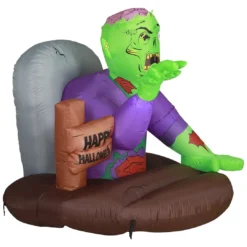 Holidayana 5 Ft Resurrected Graveyard Zombie Halloween Inflatable HOME GOODS