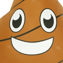 Holidayana 4 Ft Inflatable Christmas Poop Outdoor Decoration With LED Lights, Fan, And Stakes