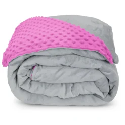 Moonstone HOME GOODS Premium Weighted Blanket In Minky Duvet Cover