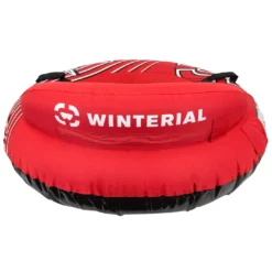 Winterial Deluxe Snow Tube With Back Rest And Carry Strap - Red SPORTING GOODS