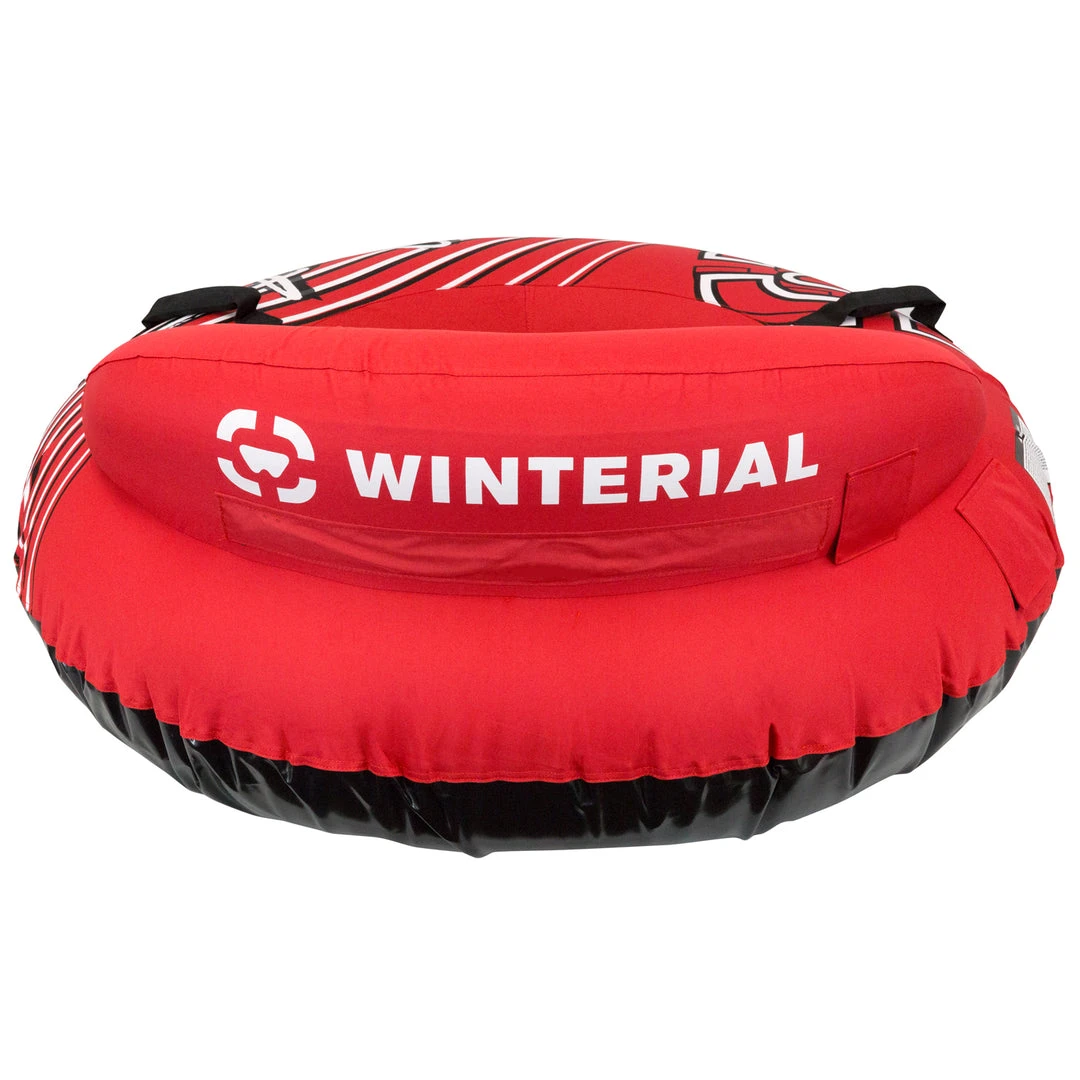 Winterial Deluxe Snow Tube With Back Rest And Carry Strap - Red SPORTING GOODS 2 Winterial Deluxe Snow Tube With Back Rest And Carry Strap - Red SPORTING GOODS