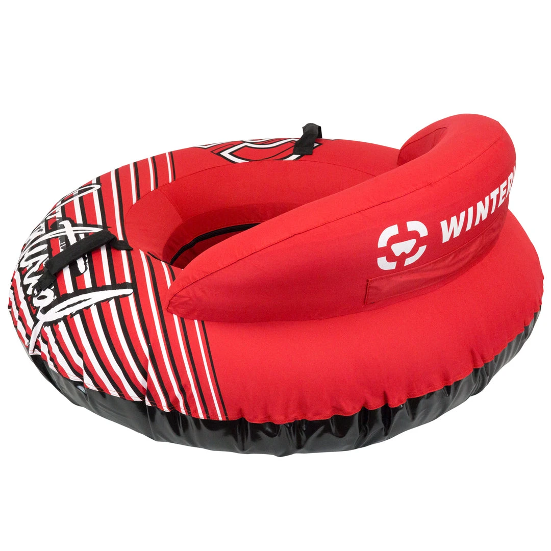 Winterial Deluxe Snow Tube With Back Rest And Carry Strap - Red SPORTING GOODS 6 Winterial Deluxe Snow Tube With Back Rest And Carry Strap - Red SPORTING GOODS