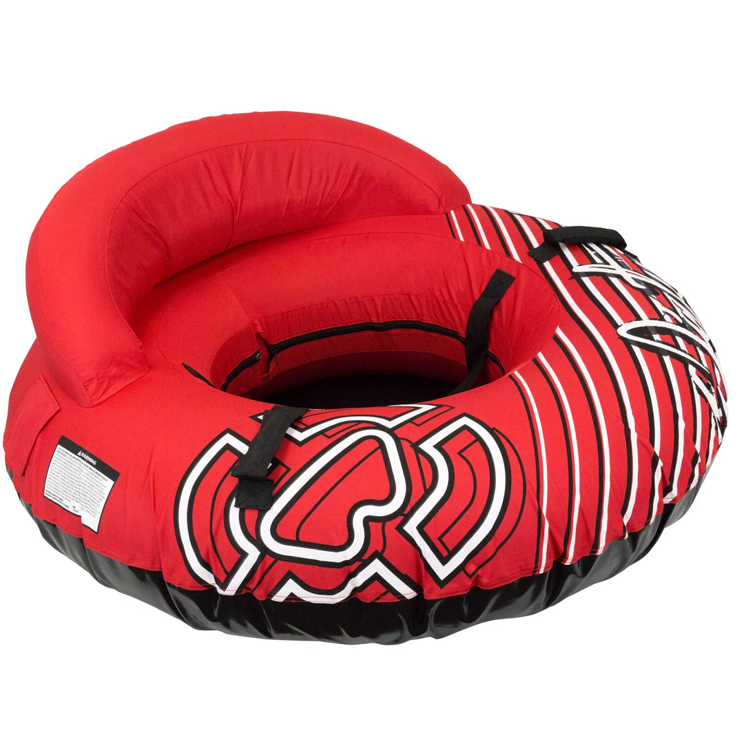 Winterial Deluxe Snow Tube With Back Rest And Carry Strap - Red SPORTING GOODS 1 Winterial Deluxe Snow Tube With Back Rest And Carry Strap - Red SPORTING GOODS