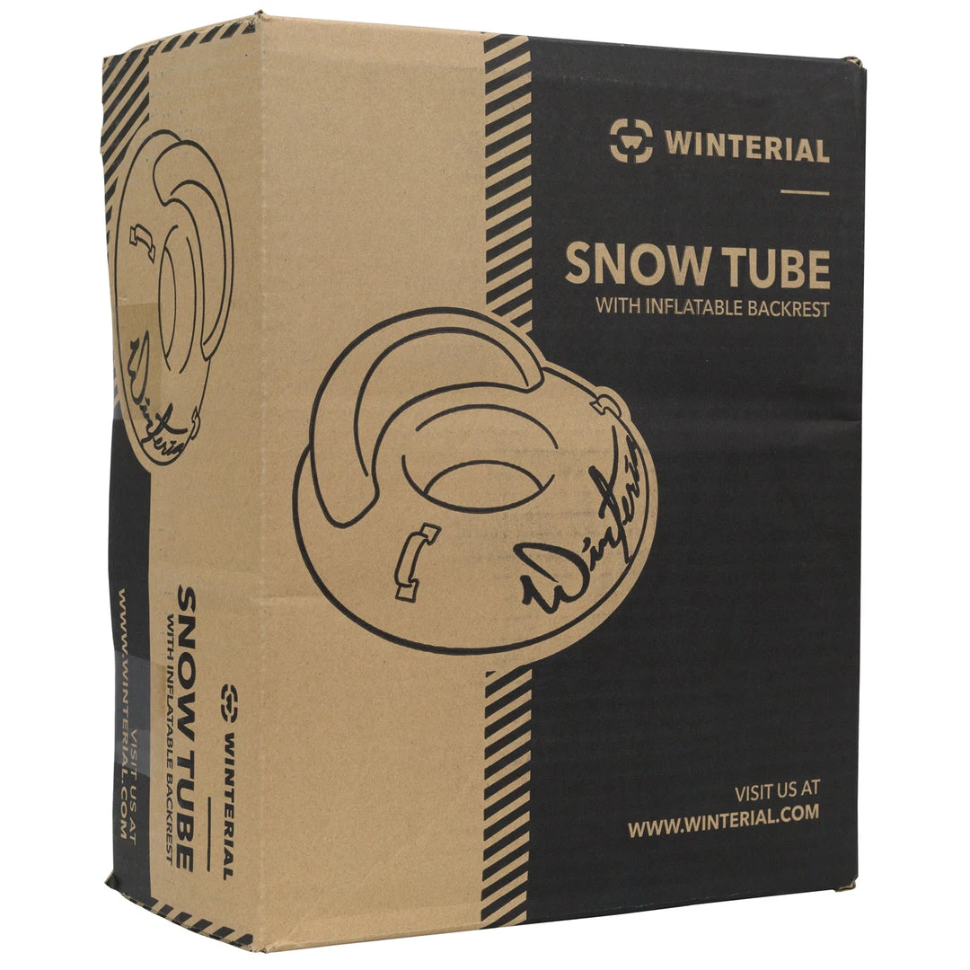 Winterial Deluxe Snow Tube With Back Rest And Carry Strap - Red SPORTING GOODS 7 Winterial Deluxe Snow Tube With Back Rest And Carry Strap - Red SPORTING GOODS