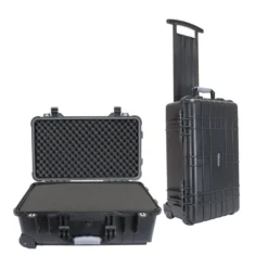Elkton Outdoors SPORTING GOODS 22 Inch PISTOL HARD ROLLING GUN CASE- TSA APPROVED: CRUSH RESISTANT & WATERPROOF