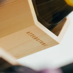 Atterstone Customizable Honeycomb Wine Rack: Holds 6 Bottles