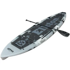 SPORTING GOODS Elkton Outdoors 12’ Hybrid IBIS Pro Stand-Up Fishing Paddleboard, Includes 2 Scotty, 2 Bungie, And 5 Multi-use Track Mounts