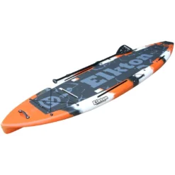 SPORTING GOODS Elkton Outdoors 12’ Hybrid IBIS Pro Stand-Up Fishing Paddleboard, Includes 2 Scotty, 2 Bungie, And 5 Multi-use Track Mounts